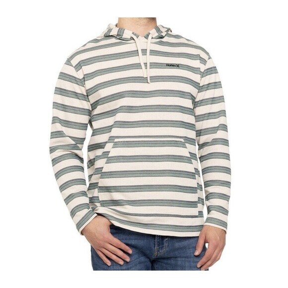 Hurley‎ Men’s Striped Modern Surf Hooded Poncho Size XXL New - Picture 1 of 16